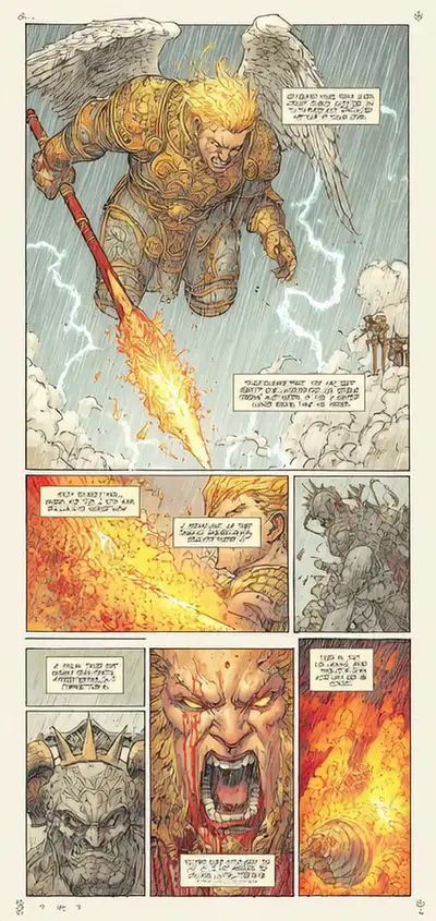 Apocalyptic Archangel Comic Page