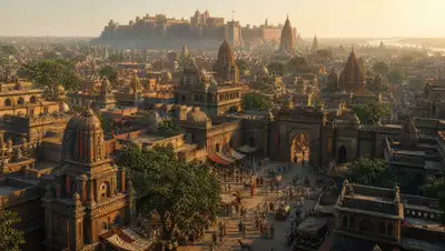 Gahadavala Dynasty Historical Scene Prompt