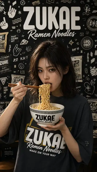 Cinematic Ramen Noodle Product Photography Prompt