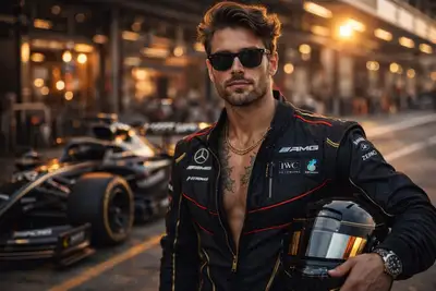 Cinematic F1 Driver Portrait