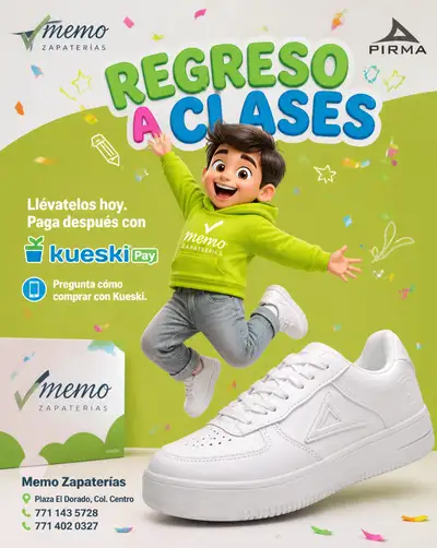 Kids footwear back-to-school campaign poster