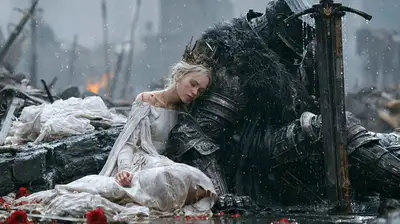 Dark Romantic Medieval Fantasy: Wounded Queen and Fallen Knight