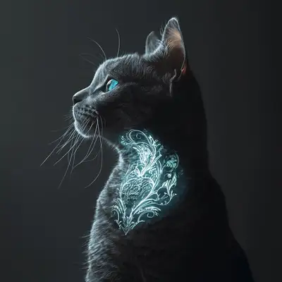 Glowing Tattoos Portrait Prompt