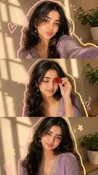Golden Hour Portrait Collage
