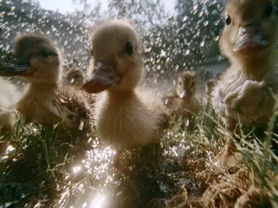 Super 8 backyard sprinkler film prompt