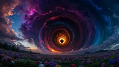 Vortex Portal to a Serene New World