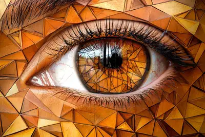 Prismatic Geometric Enigma Art Prompt