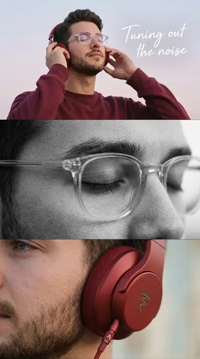 Minimalist Headphone Lifestyle Ad
