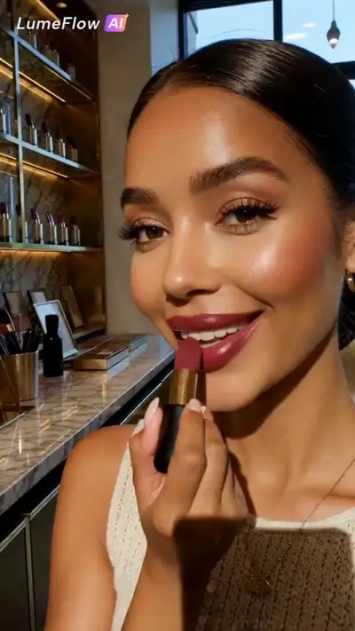 Luxury Lipstick Beauty Commercial Scene