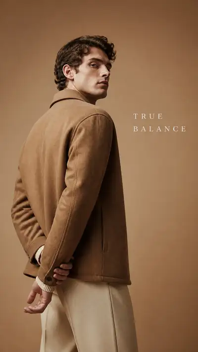 Camel-tone luxury fashion editorial portrait prompt