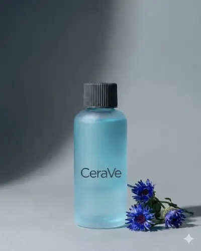 Tubo de Crema Hidratante Azul - Toma de Producto