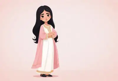 Traditional Cartoon Character Full Body Prompt