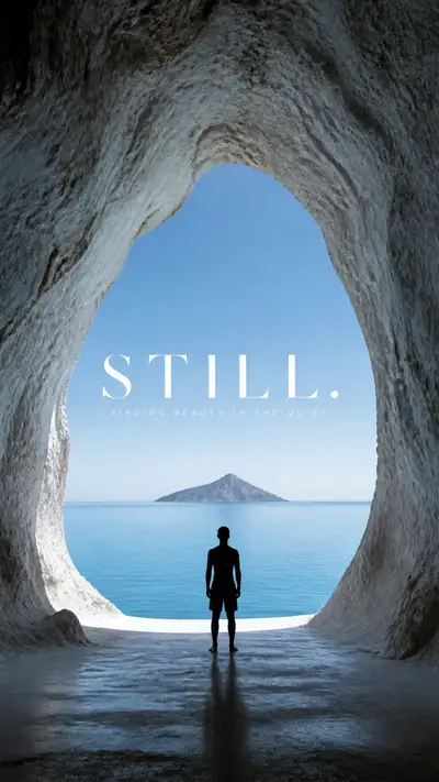 Luxury Travel Editorial Cave Silhouette