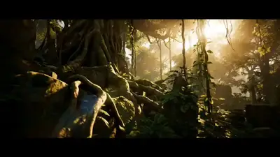 Clip cinematográfico de naturaleza de un majestuoso árbol de enredaderas con Veo 3