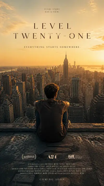 Coming-of-age movie poster titled Level Twenty-One