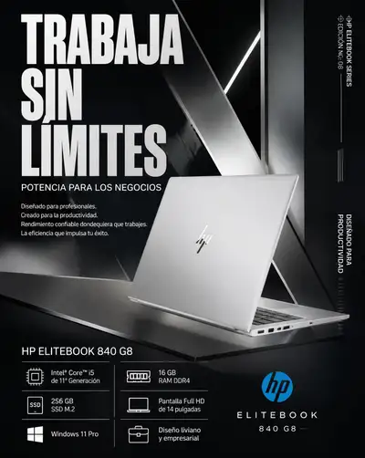 高端惠普EliteBook广告海报