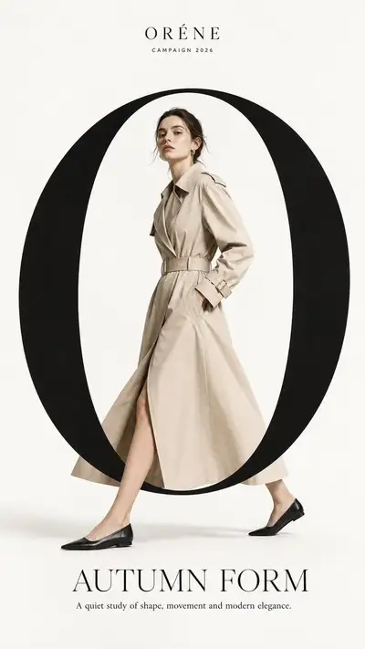 Flexible high-fashion brand editorial layout template