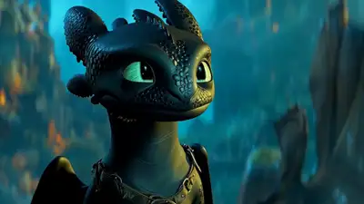 How to Train Your Dragon Scene Prompt