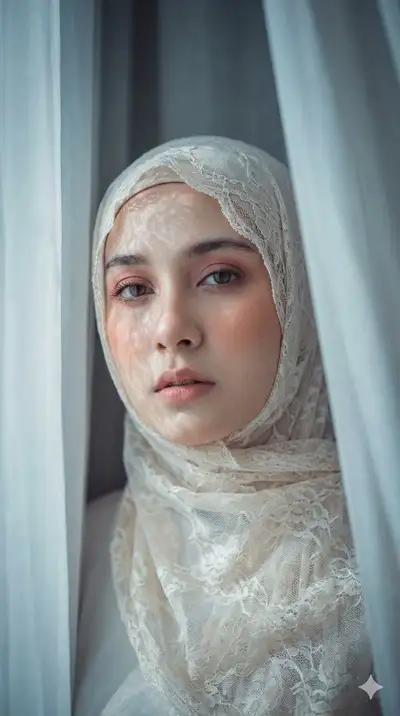 Cinematic Hijabi Portrait Prompt