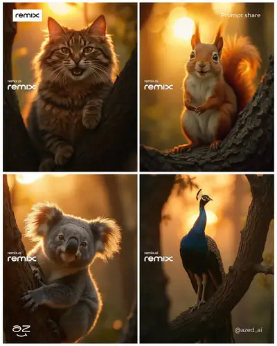 Cinematic Sunrise Bird Portrait