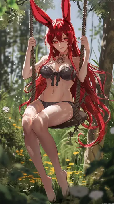 Rias Gremory - Anime Bunnycore Art