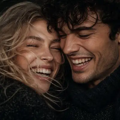 Closeup Couples Portrait Prompt