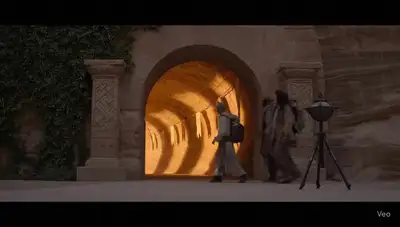 Threshold of Descent - Archway Entry at Level Three