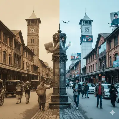 Split-Screen Era Time-Travel Photo Prompt