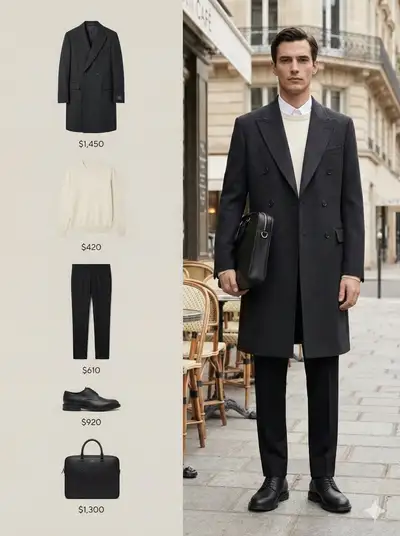 Black and white split editorial fashion campaign