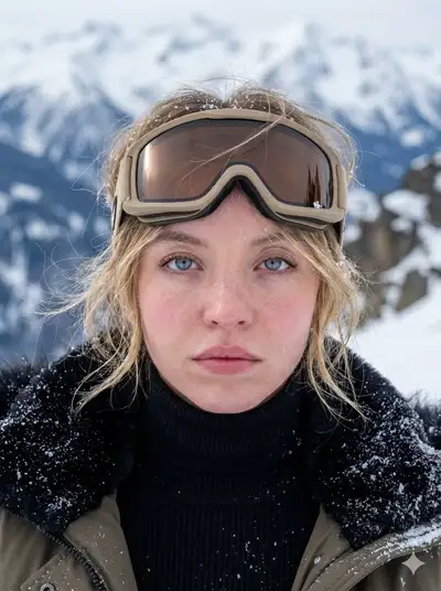 Cinematic Alpine Portrait Photography Prompt