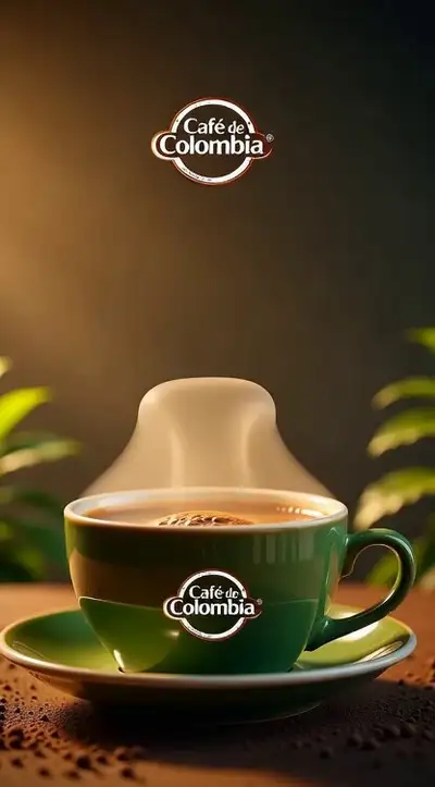 Publicité Surréaliste pour Café de Colombia
