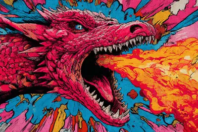 Pop Art Comic Explosion Style Prompt