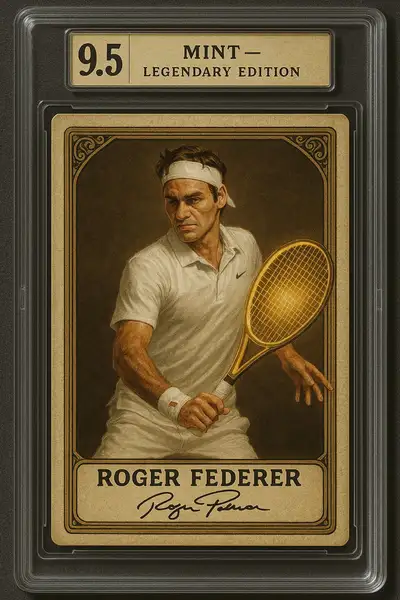 Legendärer Roger Federer Sammelkarte