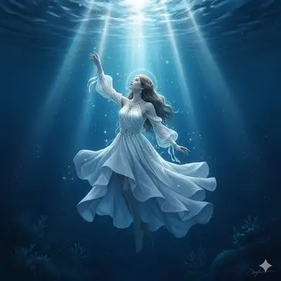 Ethereal Underwater Fantasy Portrait
