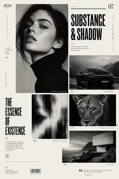 Avant-Garde Editorial Poster Design