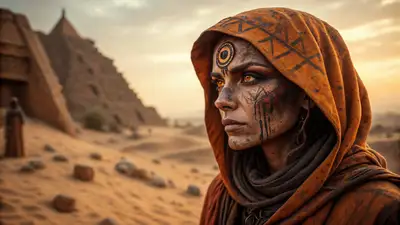 Mystical Desert Oracle Portrait
