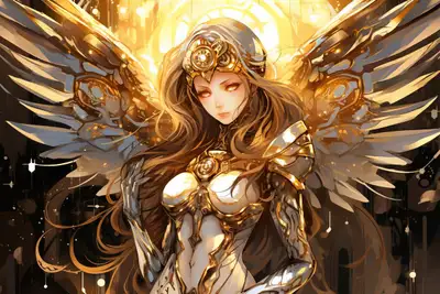 Metallic Glowing Subject Prompt