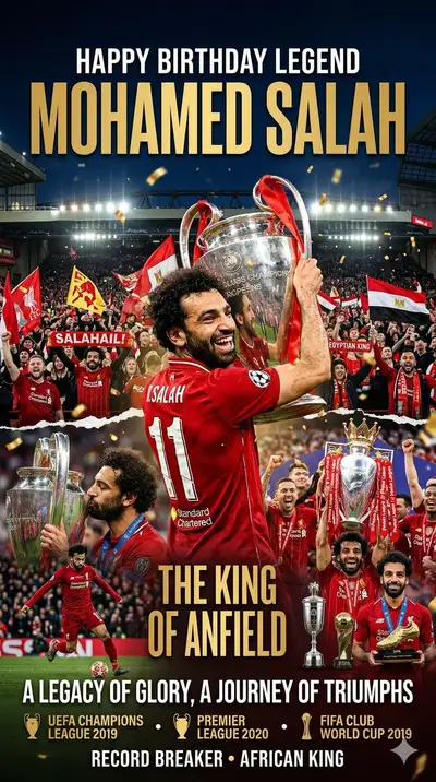 Salah Birthday Tribute Poster