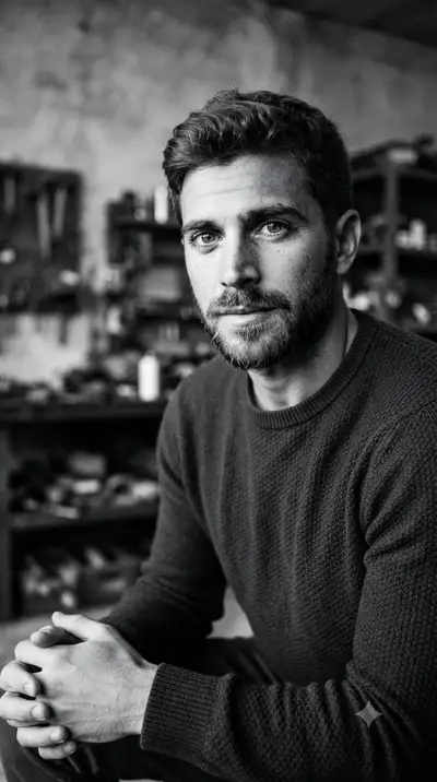 Black and White Craftsman Photo Series