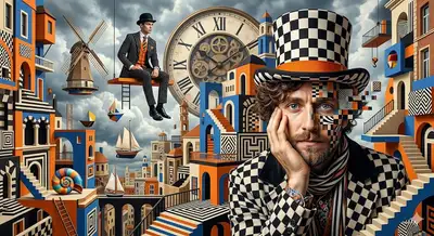 Ultra-Realistic Surrealist Collage Prompt