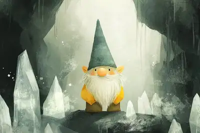 Whimsical Eerie Illustration Prompt Template