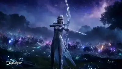 Cinematic Fantasy Elf Archer Arrow Transformation