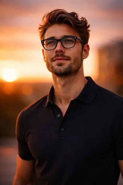 Cinematic Portrait of a Handsome Man