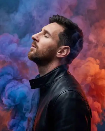 Retrato Cinematográfico con Humo de Colores