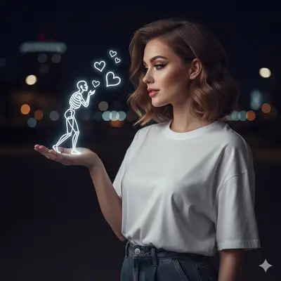 Ultra Realistic Girl Portrait with Neon Lights