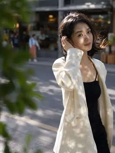 Candid Street Photography Portrait at Golden Hour