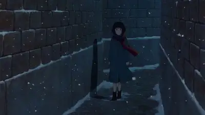 Anime Alley Snow Walk