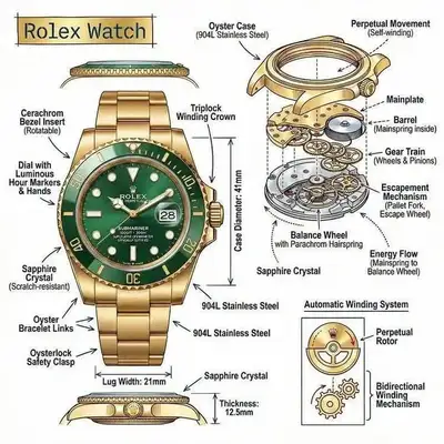 Technical annotation infographic template for any object