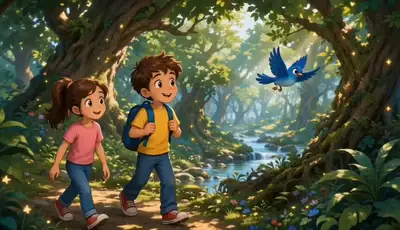 Magical Forest Storybook Animation Prompt