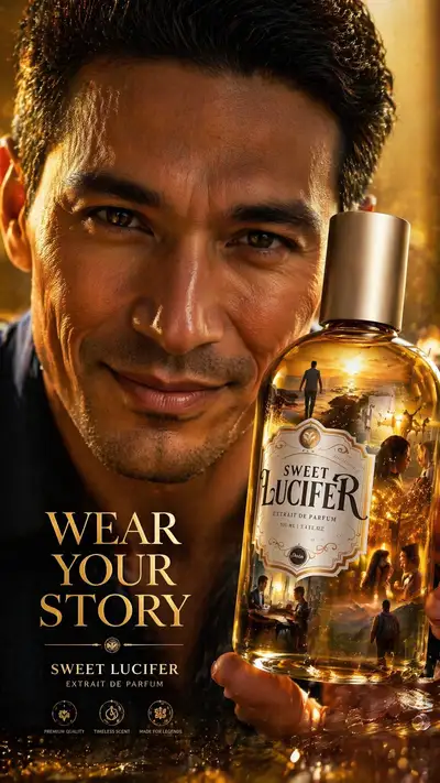 Fragrance bottle memory concept ad, Wear Your Story